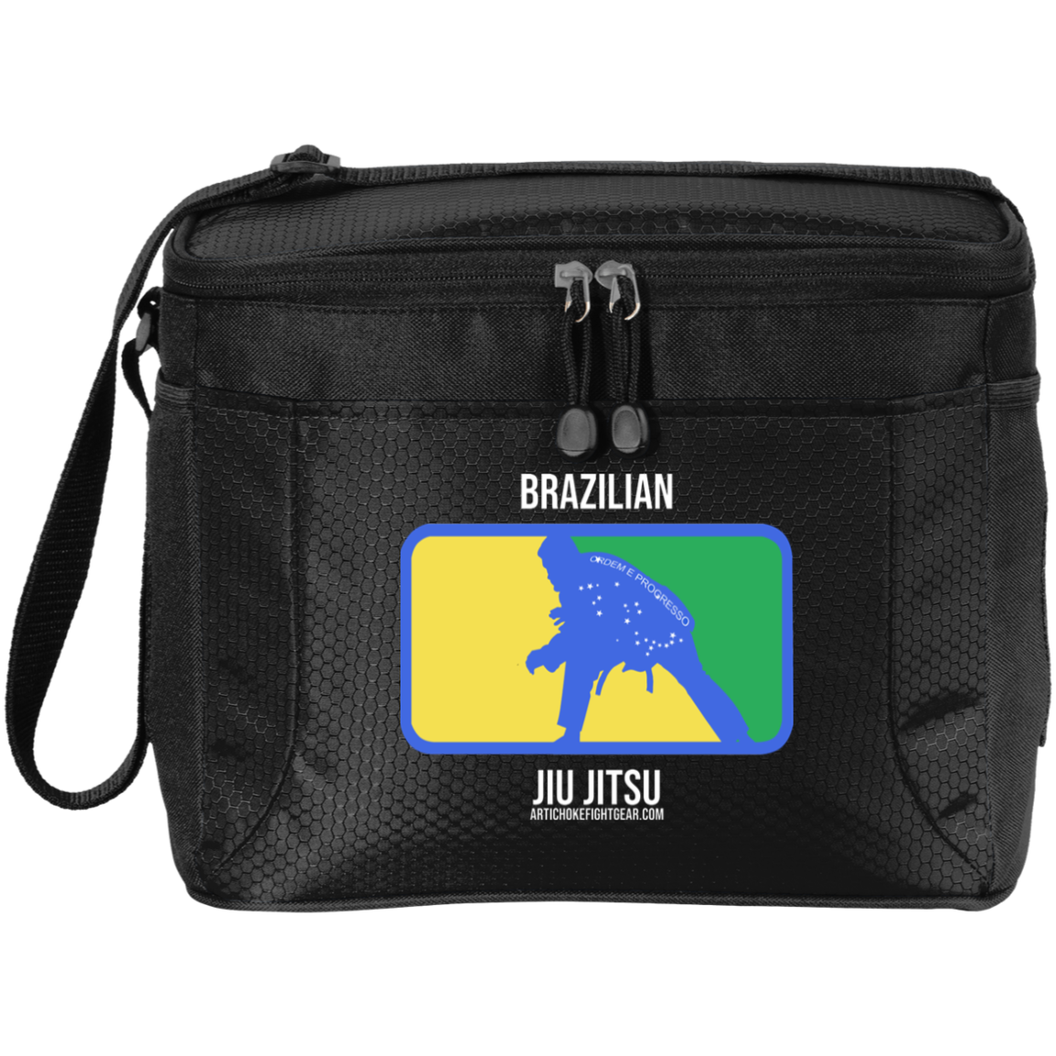 Artichoke Fight Gear Custom Design #13. BJJ, The New National Pastime. 12-Pack Cooler