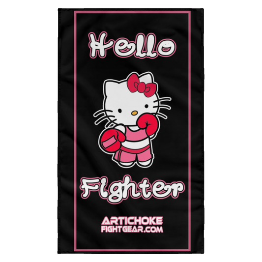 Artichoke Fight Gear Custom Design #11. Hello Fighter. Wall Flag