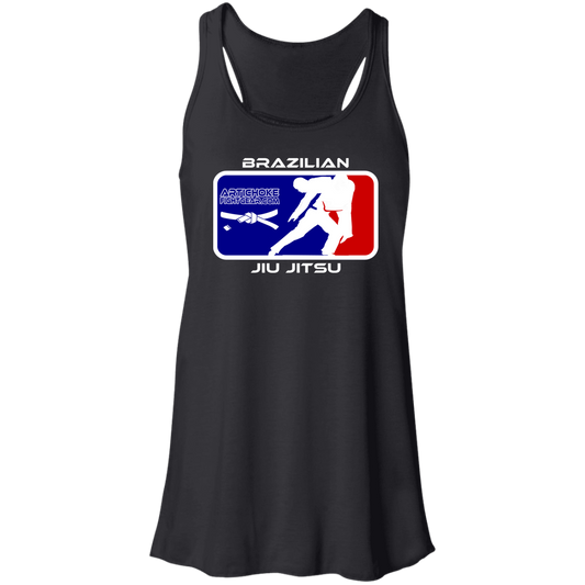 Artichoke Fight Gear Custom Design #4. MLB style BJJ. Flowy Racerback Tank