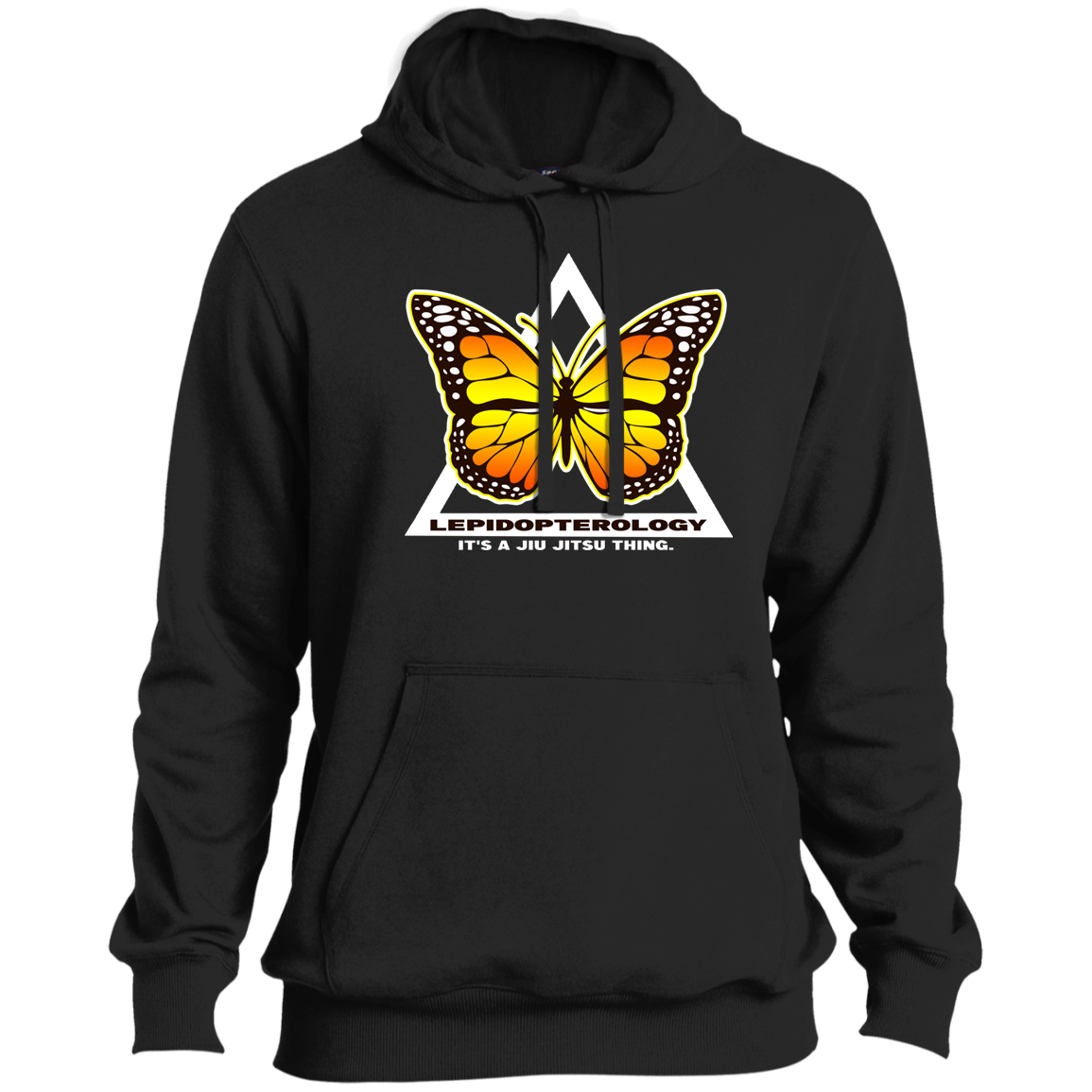 Artichoke Fight Gear Custom Design #6. Lepidopterology (Study of butterflies). Butterfly Guard. Tall Pullover Hoodie