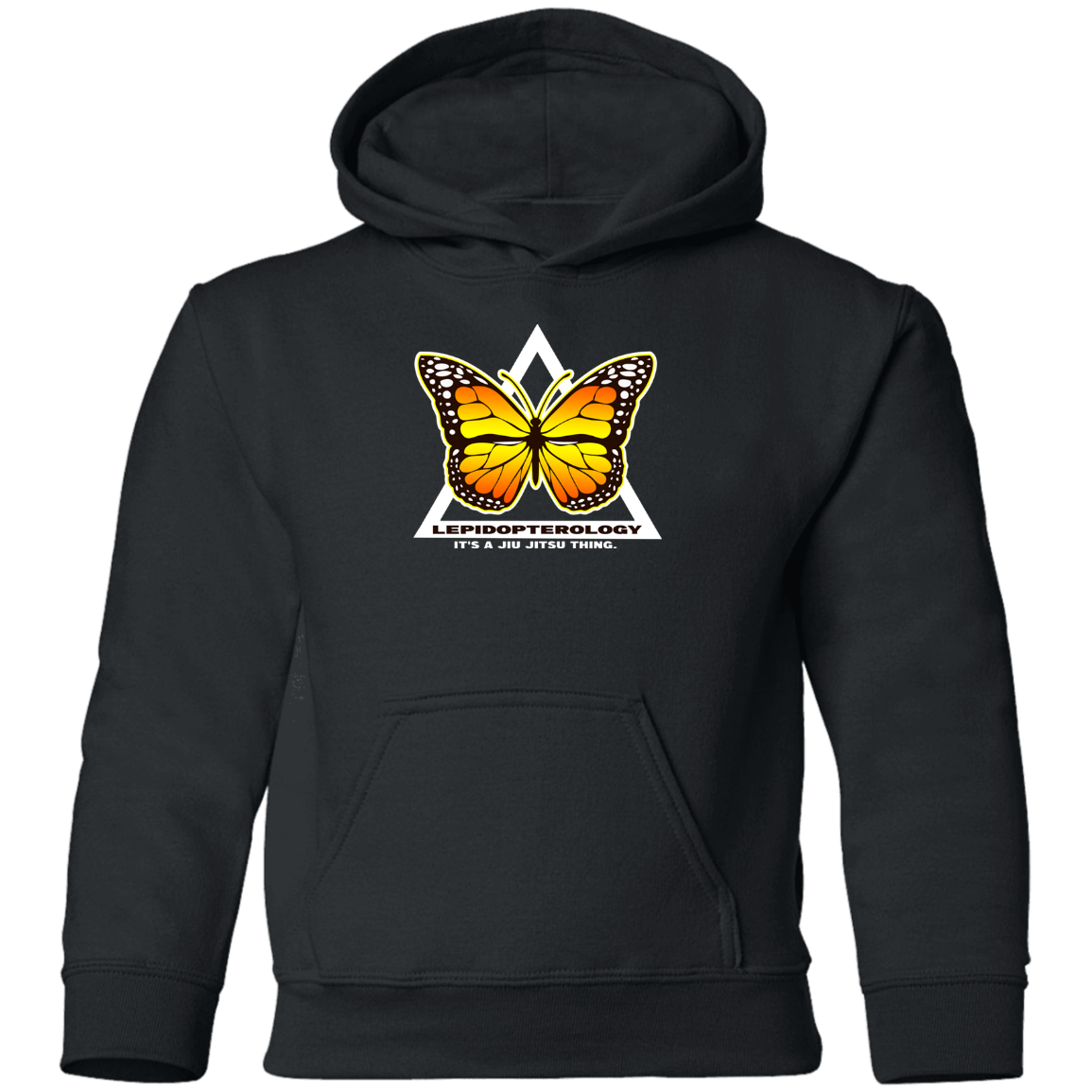 Artichoke Fight Gear Custom Design #6. Lepidopterology (Study of butterflies). Butterfly Guard. Youth Pullover Hoodie