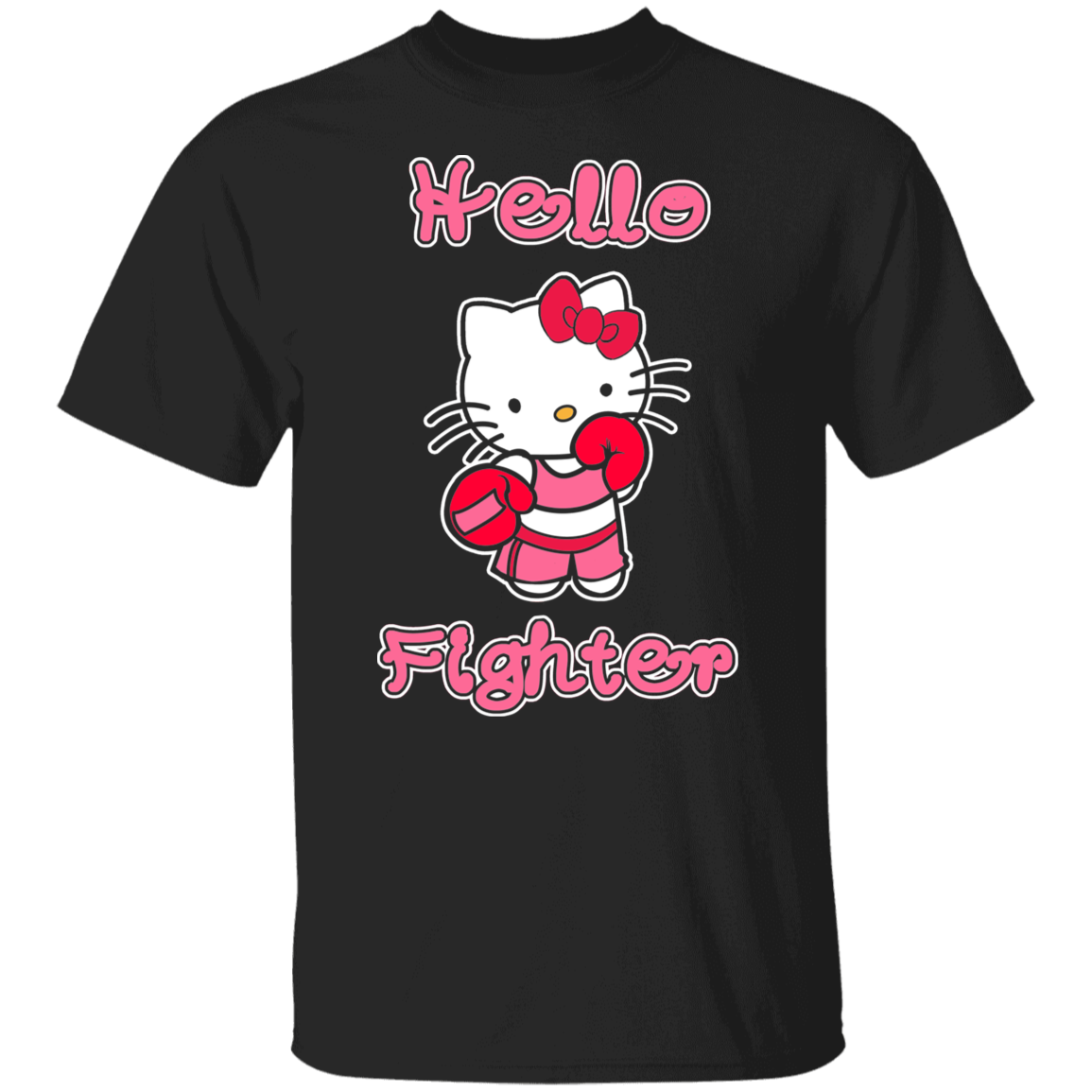 Artichoke Fight Gear Custom Design #11. Hello Fighter. 100% Cotton T-Shirt