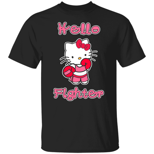 Artichoke Fight Gear Custom Design #11. Hello Fighter. 100% Cotton T-Shirt