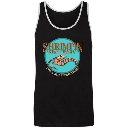 Artichoke Fight Gear Custom Design #18. Shrimpin ain't Easy. Unisex 2-Tone Tank Top