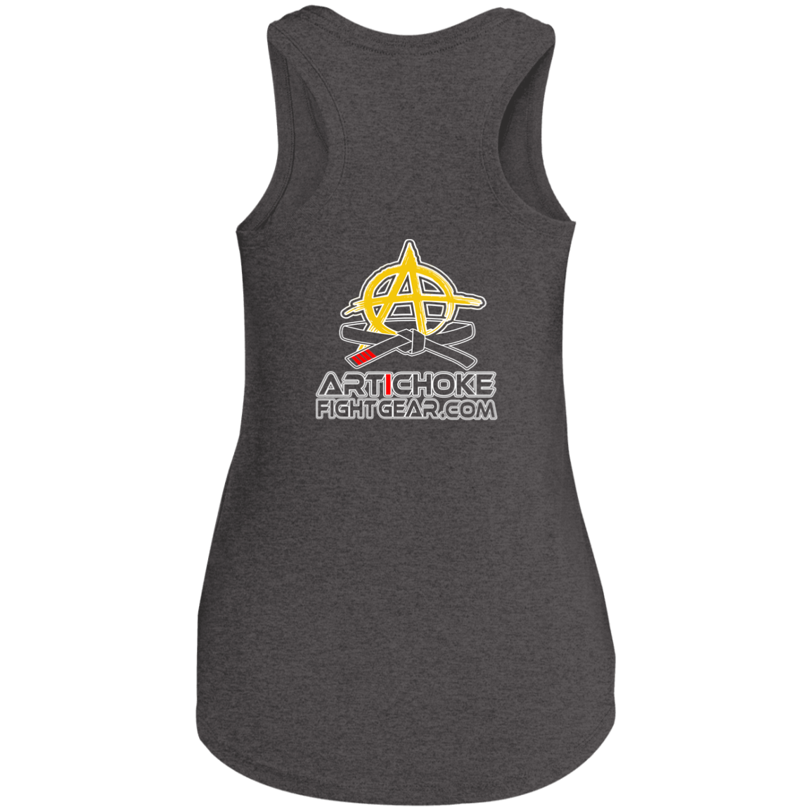 Artichoke Fight Gear Custom Design #2. USE ARMBARS. Ladies' Tri Racerback Tank