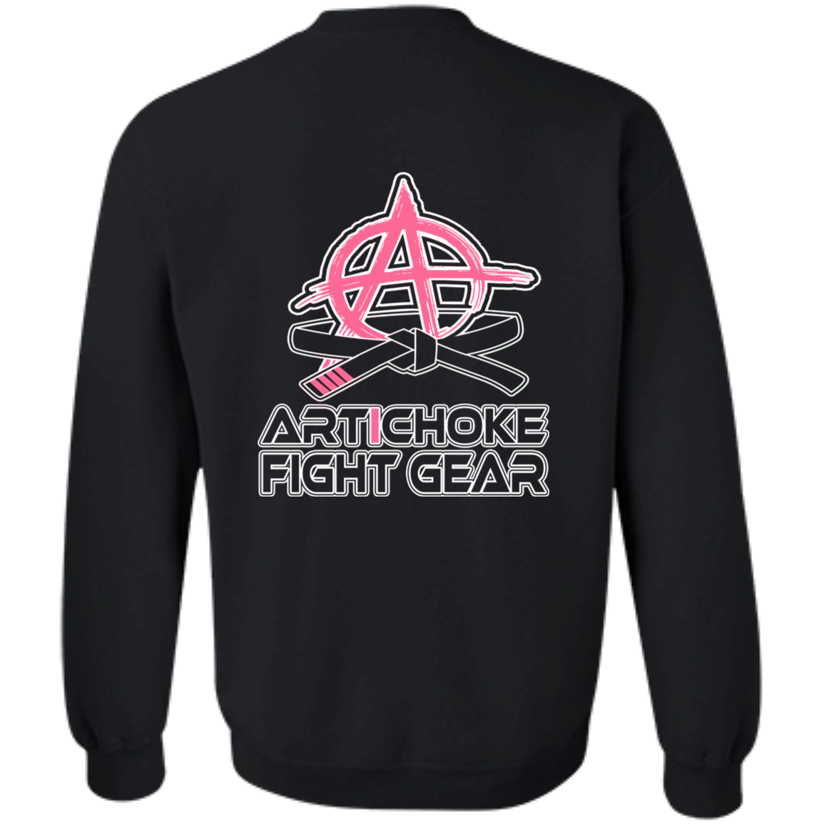 Artichoke Fight Gear Custom Design #11. Hello Fighter. Crewneck Pullover Sweatshirt