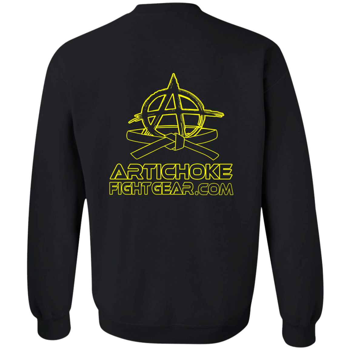 Artichoke Fight Gear Custom Design #9. EAT. SLEEP. JIU JITSU. REPEAT. Crewneck Pullover Sweatshirt