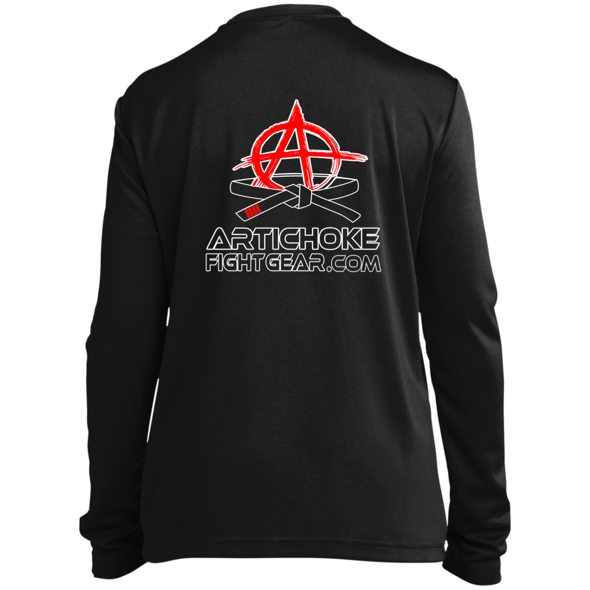 Artichoke Fight Gear Custom Design #19. Sticks and Stones. Youth Long Sleeve Performance Tee