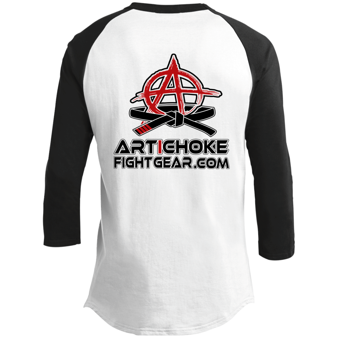 Artichoke Fight Gear Custom Design #5. Brutality! 3/4 Raglan Sleeve Shirt