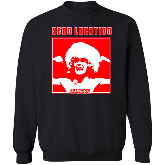 Artichoke Fight Gear Custom Design #17. SEND LOCATION.  Crewneck Pullover Sweatshirt