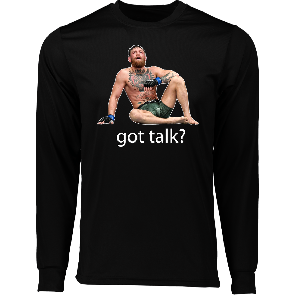 Artichoke Fight Gear Custom Design #10. Got Talk? Moisture-Wicking Long Sleeve