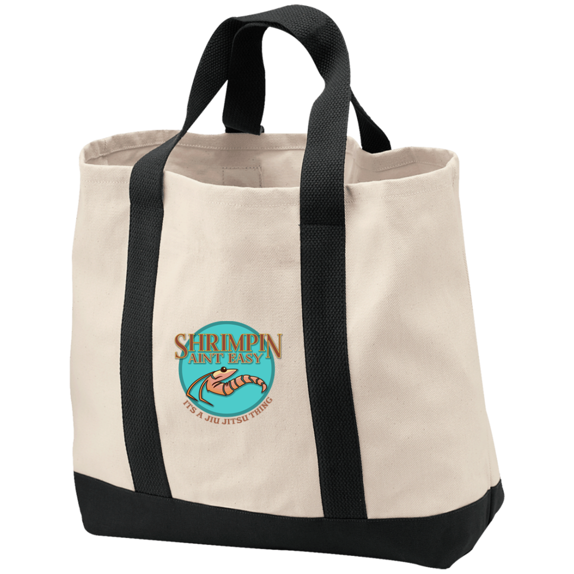 Artichoke Fight Gear Custom Design #18. Shrimpin ain't Easy. 2-Tone Shopping Tote