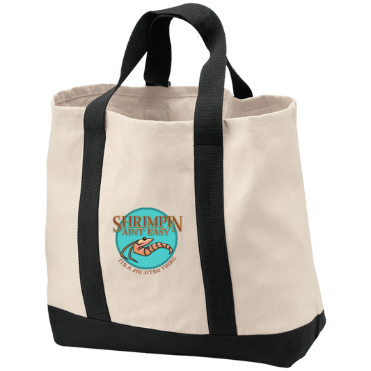 Artichoke Fight Gear Custom Design #18. Shrimpin ain't Easy. 2-Tone Shopping Tote