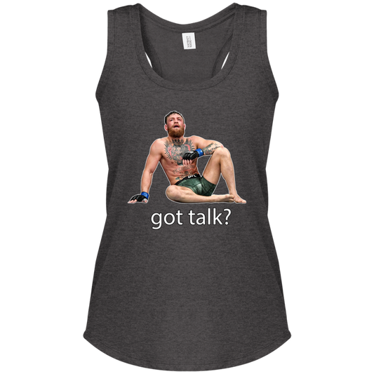 Artichoke Fight Gear Custom Design #10. Got Talk? Ladies' Tri Racerback Tank