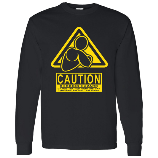 AFG Custom Design #07. CAUTION: CHOKING HAZARD. LS T-Shirt 100% Cotton