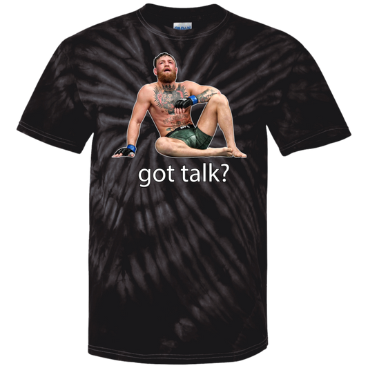 Artichoke Fight Gear Custom Design #10. Got Talk? 100% Cotton Tie Dye T-Shirt