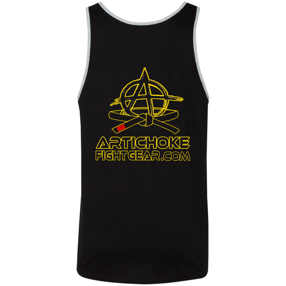 Artichoke Fight Gear Custom Design #20. You Don't Know the Power of Jiu Jitsu. Unisex 2-Tone Tank Top