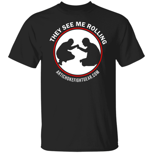 Artichoke Fight Gear Custom Design #16. They See Me Rolling. 100% Cotton T-Shirt