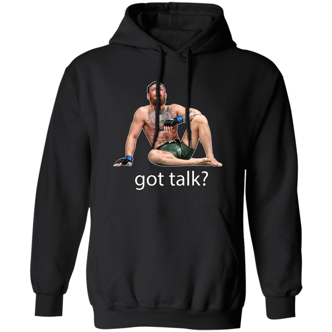 Artichoke Fight Gear Custom Design #10. Got Talk? Basic Pullover Hoodie