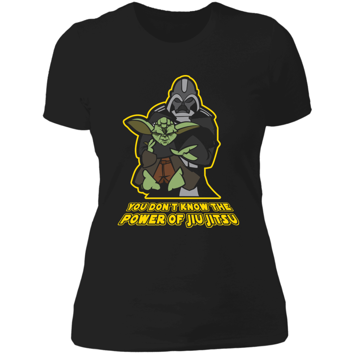 Artichoke Fight Gear Custom Design #20. You Don't Know the Power of Jiu Jitsu. Ladies' Boyfriend T-Shirt