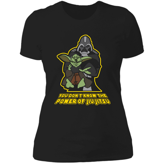 Artichoke Fight Gear Custom Design #20. You Don't Know the Power of Jiu Jitsu. Ladies' Boyfriend T-Shirt