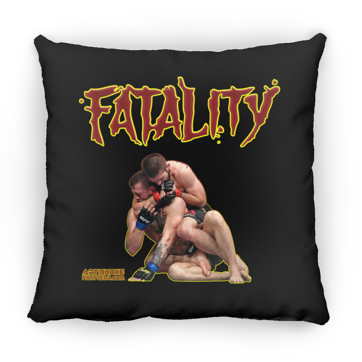 Artichoke Fight Gear Custom Design #21. FATLAITY! Large Square Pillow