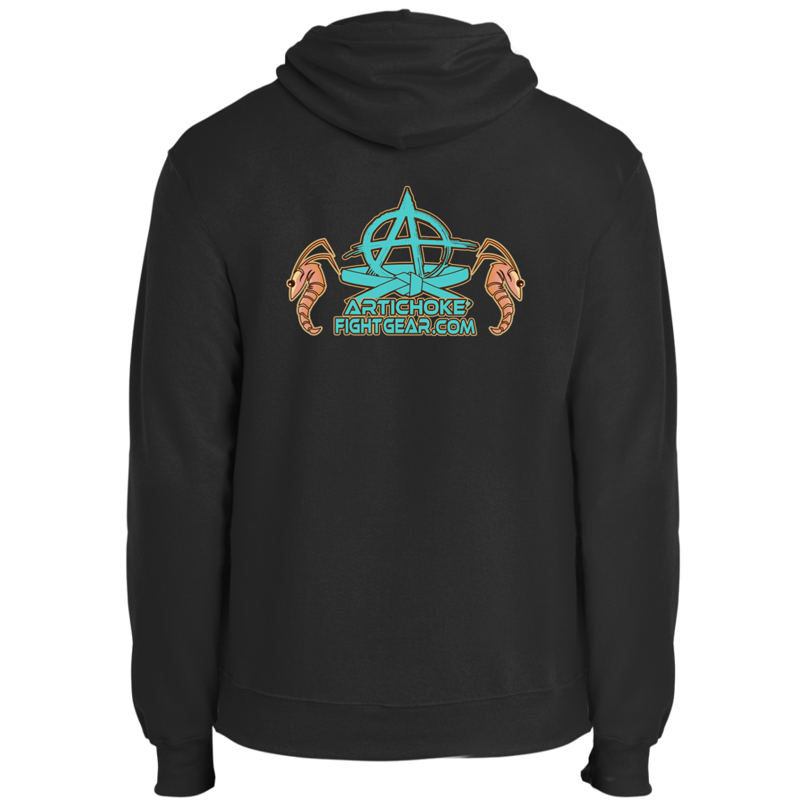 Artichoke Fight Gear Custom Design #18. Shrimpin ain't Easy. Fleece Pullover Hoodie