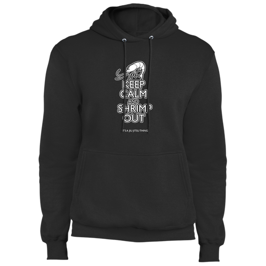 Artichoke Fight Gear Custom Design #12. Keep Calm and Shrimp Out. Fleece Pullover Hoodie