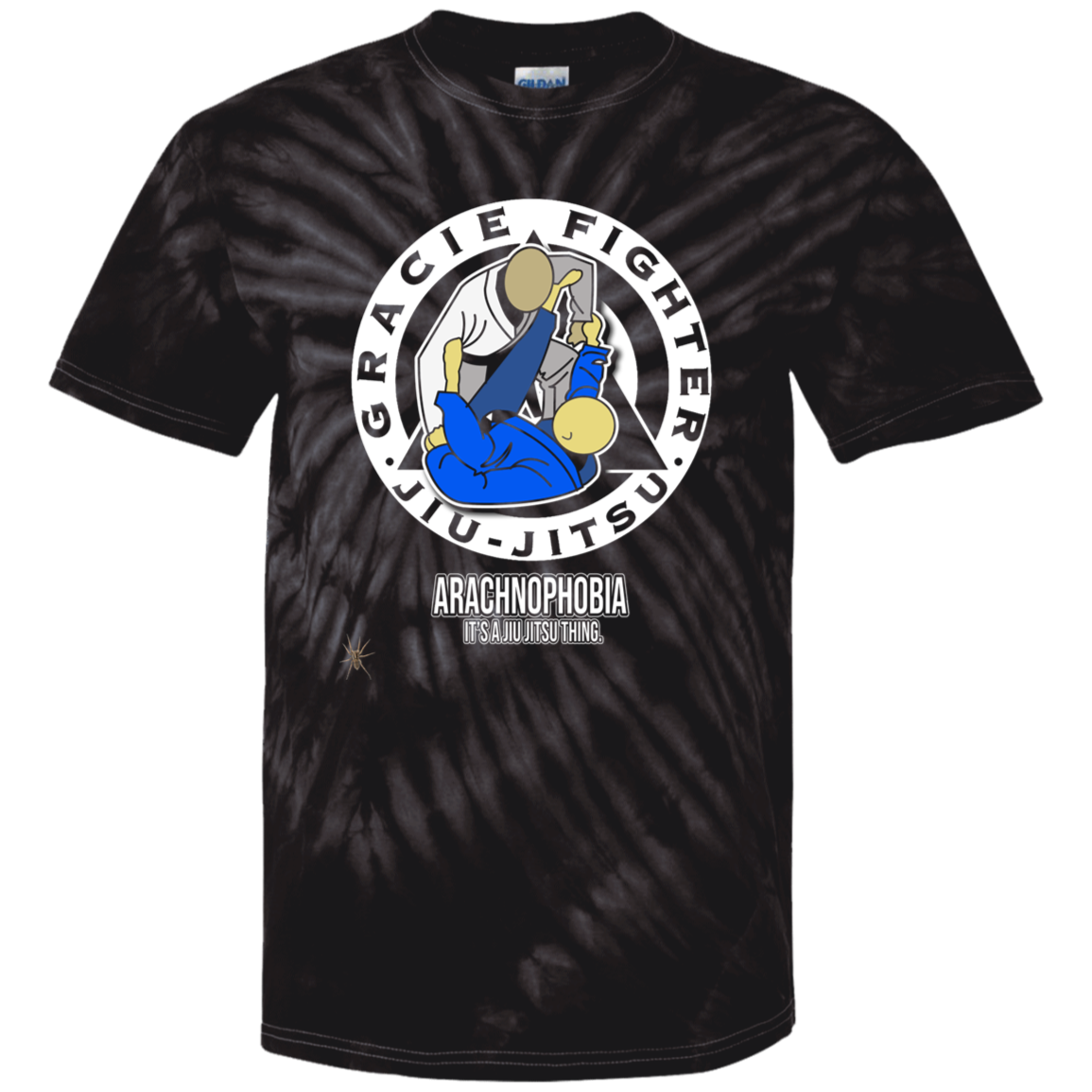 Artichoke Fight Gear Custom Design #1. Arachnophobia: Fear of Spiders. Spider Guard. It's a Jiu Jitsu Thing. Youth Tie Dye T-Shirt