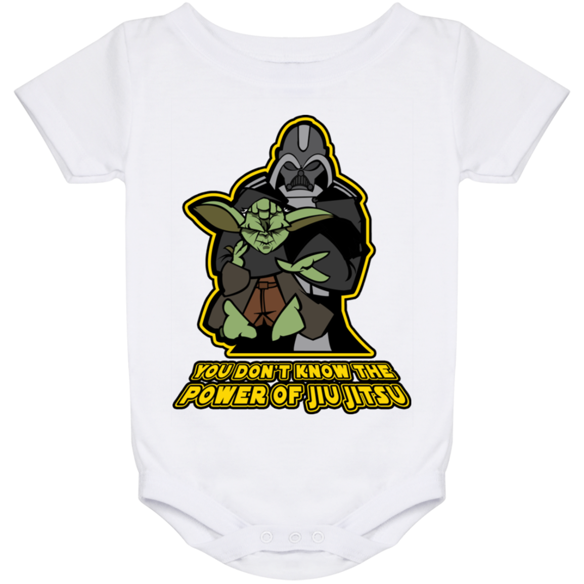 Artichoke Fight Gear Custom Design #20. You Don't Know the Power of Jiu Jitsu. Baby Onesie 24 Month