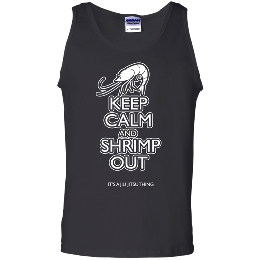 Artichoke Fight Gear Custom Design #12. Keep Calm and Shrimp Out. 100% Cotton Tank Top