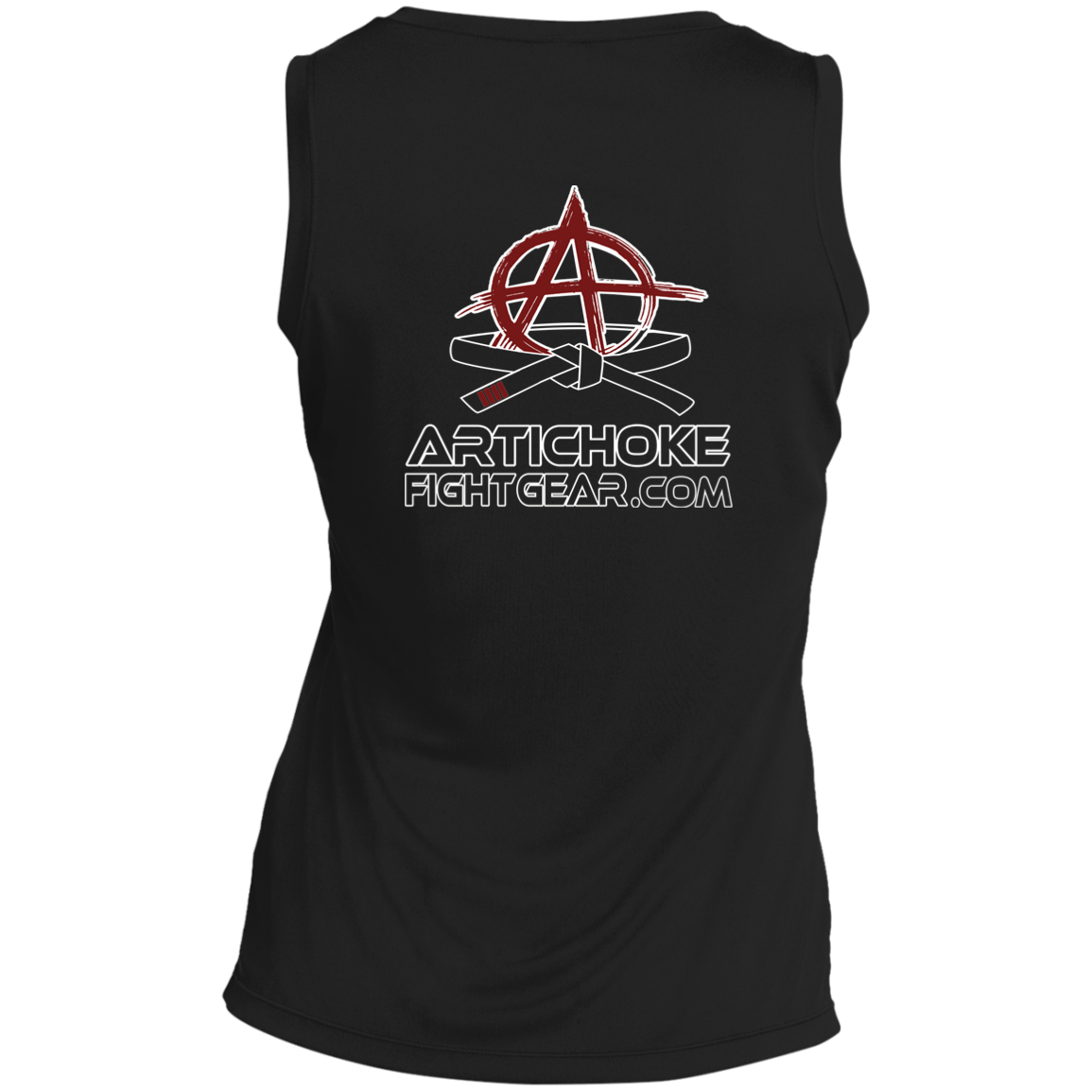 Artichoke Fight Gear Custom Design #21. FATLAITY!  Ladies' Sleeveless V-Neck Performance Tee