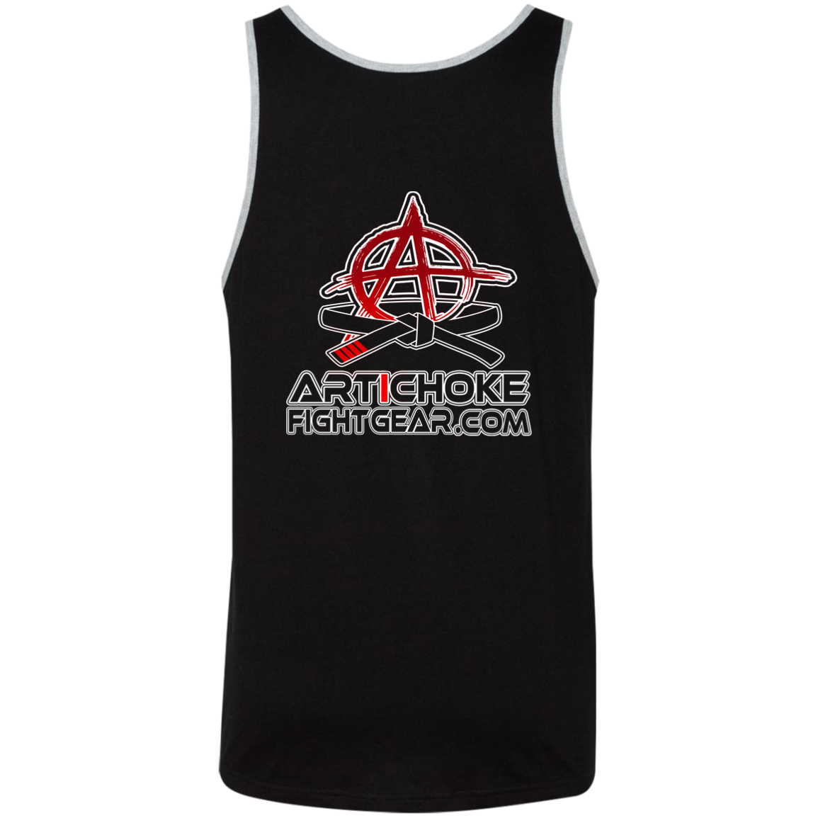 Artichoke Fight Gear Custom Design #8. Finish Him! Unisex 2-Tone Tank Top