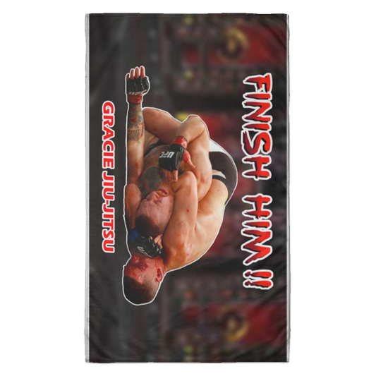 Artichoke Fight Gear Custom Design #8. Finish Him! Towel - 35x60