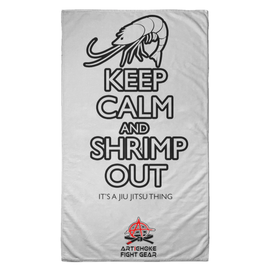 Artichoke Fight Gear Custom Design #12. Keep Calm and Shrimp Out. Towel - 35x60