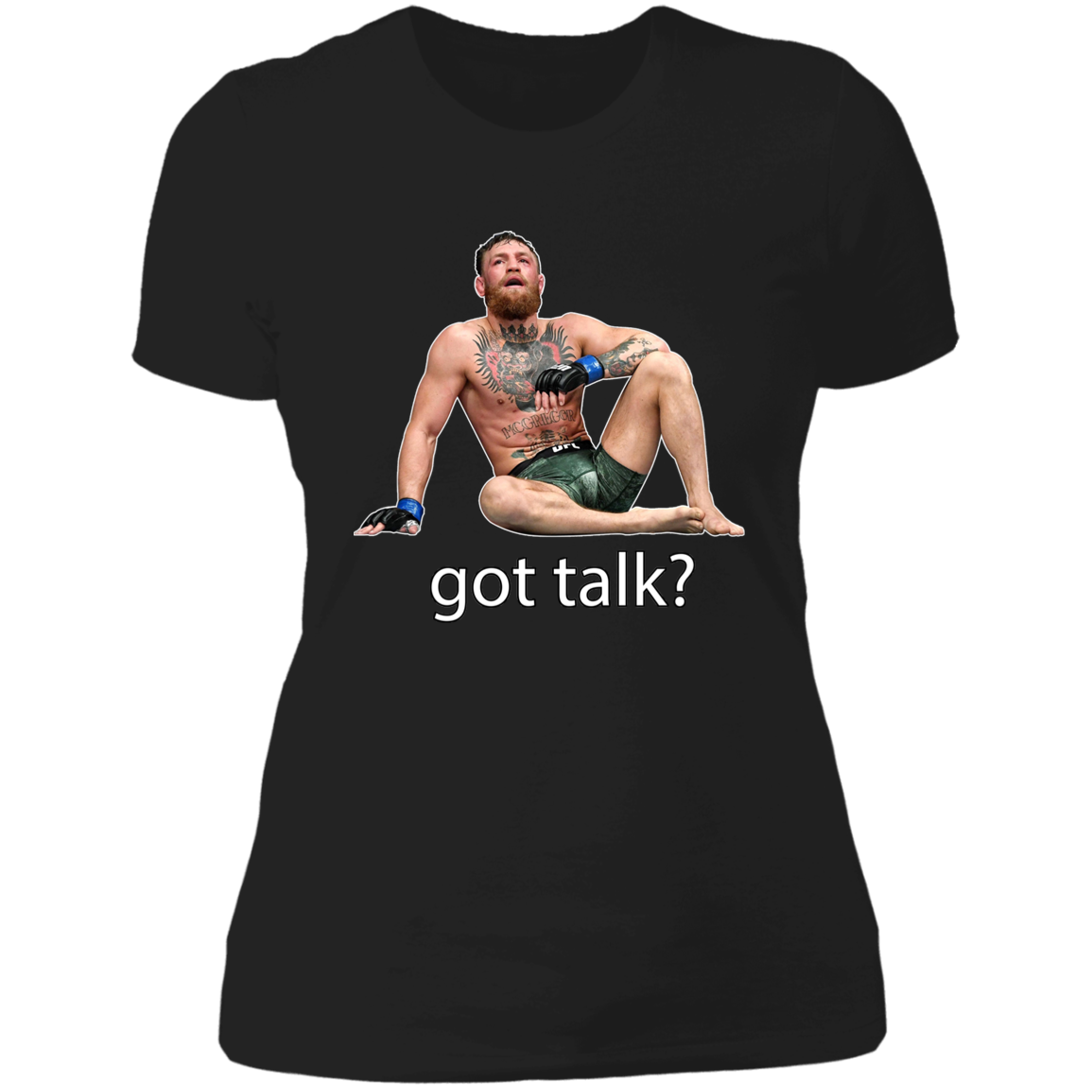 Artichoke Fight Gear Custom Design #10. Got Talk? Ladies' Boyfriend T-Shirt