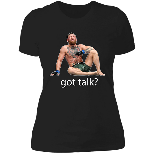 Artichoke Fight Gear Custom Design #10. Got Talk? Ladies' Boyfriend T-Shirt