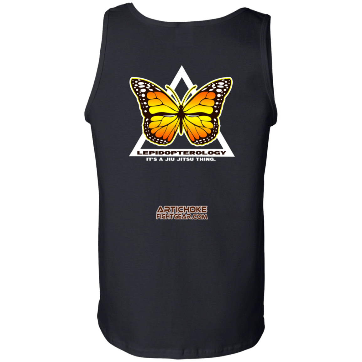 Artichoke Fight Gear Custom Design #6. Lepidopterology (Study of butterflies). Butterfly Guard. 100% Cotton Tank Top