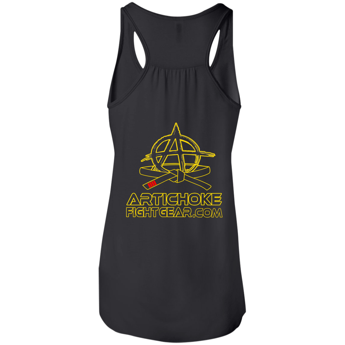 Artichoke Fight Gear Custom Design #20. You Don't Know the Power of Jiu Jitsu. Flowy Racerback Tank