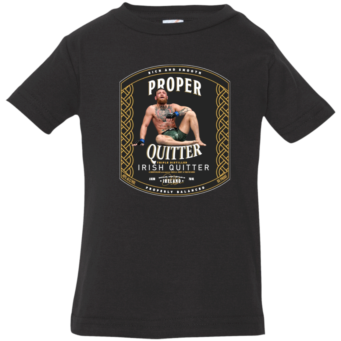 Artichoke Fight Gear Custom Design #15. Proper Quitter. Infant Jersey T-Shirt