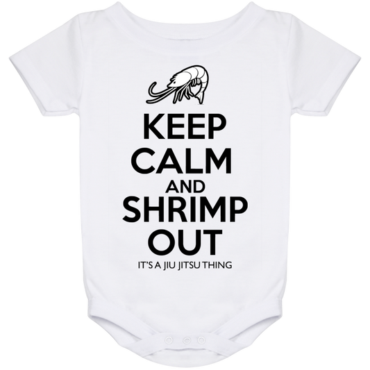 Artichoke Fight Gear Custom Design #12. Keep Calm and Shrimp Out. Baby Onesie 24 Month