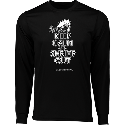 Artichoke Fight Gear Custom Design #12. Keep Calm and Shrimp Out. Moisture-Wicking Long Sleeve