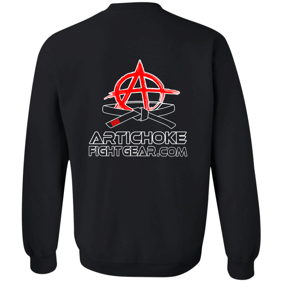 Artichoke Fight Gear Custom Design #19. Sticks and Stones. Crewneck Pullover Sweatshirt