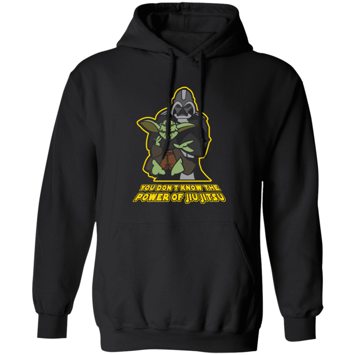 Artichoke Fight Gear Custom Design #20. You Don't Know the Power of Jiu Jitsu. Basic Pullover Hoodie