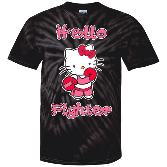 Artichoke Fight Gear Custom Design #11. Hello Fighter. 100% Cotton Tie Dye T-Shirt