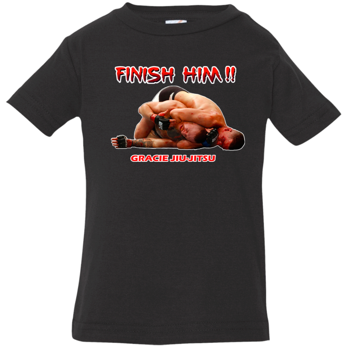 Artichoke Fight Gear Custom Design #8. Finish Him! Infant Jersey T-Shirt