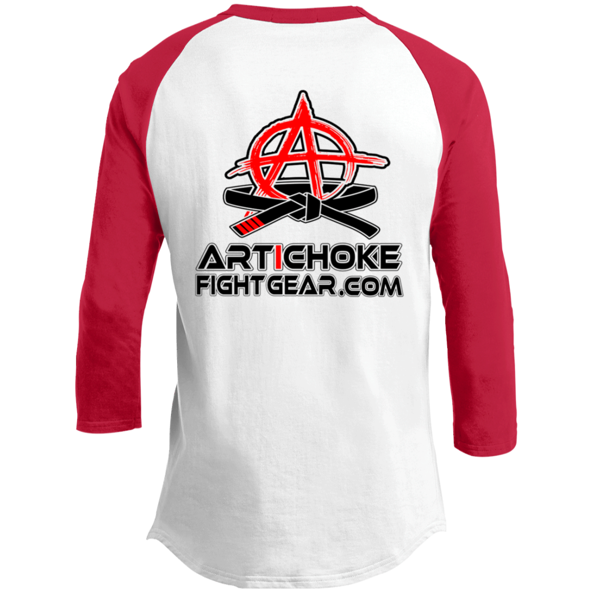 Artichoke Fight Gear Custom Design #14. ON SITE! Youth 3/4 Raglan Sleeve Shirt