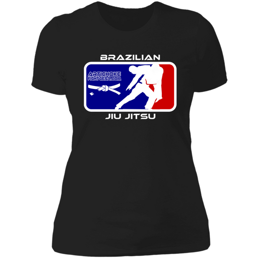 Artichoke Fight Gear Custom Design #4. MLB style BJJ. Ladies' Boyfriend T-Shirt