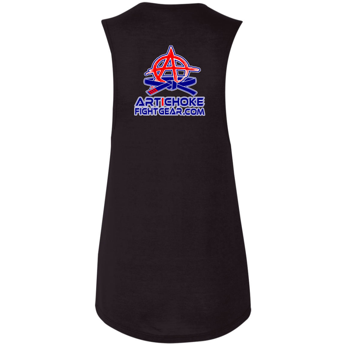 Artichoke Fight Gear Custom Design #4. MLB style BJJ. Ladies' Flowy Muscle Tank