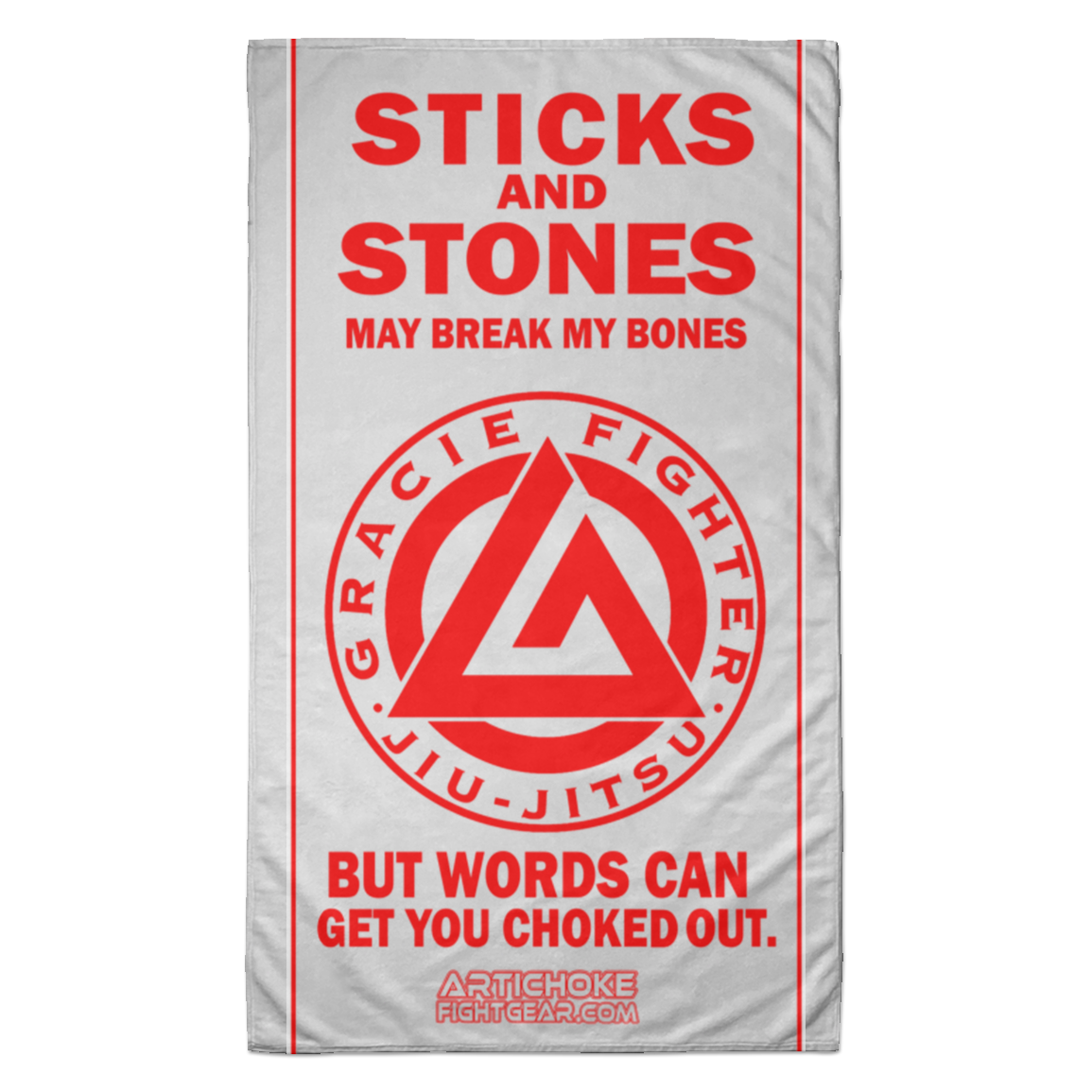 Artichoke Fight Gear Custom Design #19. Sticks and Stones. Towel - 35x60